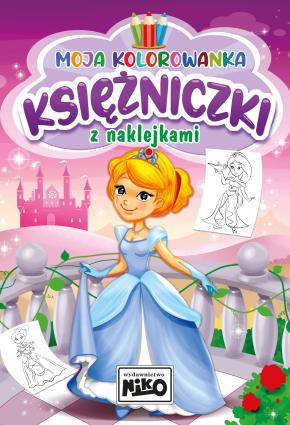 Moja kolorowanka. Księżniczki z naklejkami