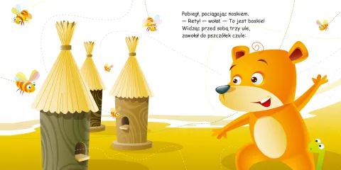 Bajeczki o zwierzątkach. Miś i pszczółki